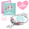 Itsy Unicorn Jewelry Box For Girls (Mint) – Two Gifts For Girls Incl. Unicorn Charm Bracelet Plus Augmented Reality Experience